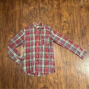 J. Crew Madras Plaid Shirt S